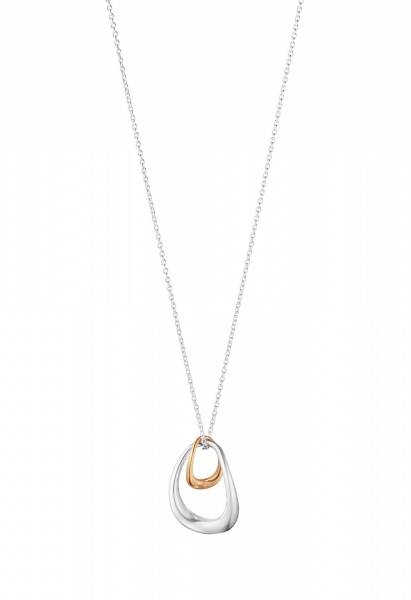 Georg Jensen Offspring Halssmykke Anheng med kjede Sølv/Rosè Sto