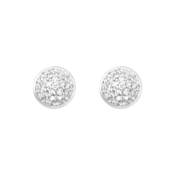 Ole Lynggaard Copenhagen Earstuds Lotus Diamonds White Gold